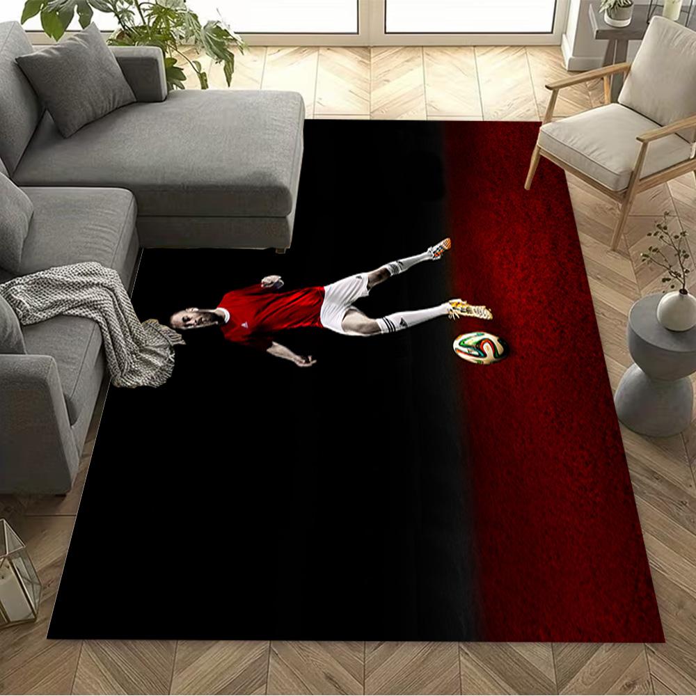 Soccer Player Uniform. Area Rug Design for Entryway Playrooms Outdoor Hallway Anti-slip Rug Office home decor