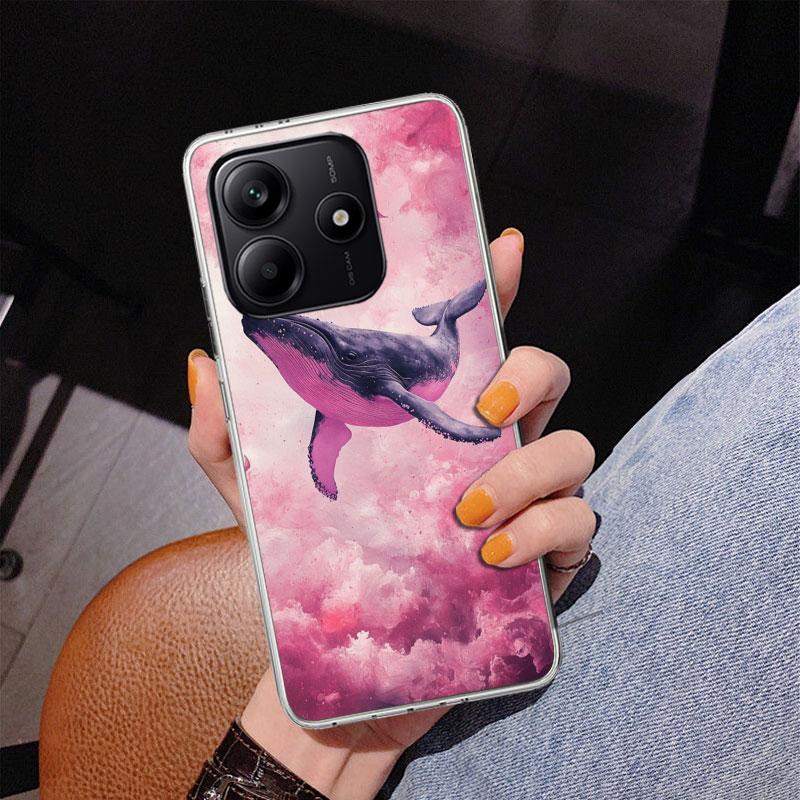 

Humpback Whale Sea Giant Phone Case For Xiaomi Redmi Note 15 14 13 12S 12 11 Pro Plus 14S 11S 11E 10 10S 11T 5G Personalized Cov Redmi Note 10 4G