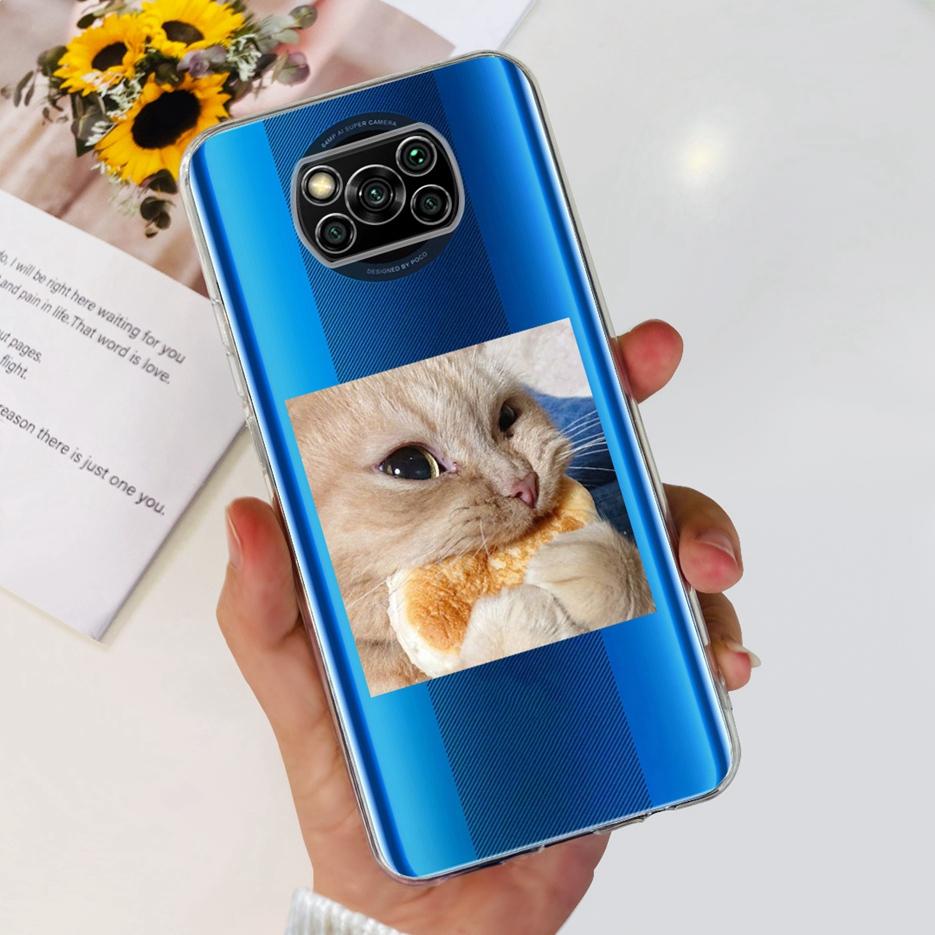 För Xiaomi Poco X3 Pro Fodral Ny Mode Målat Skydd Genomskinligt Silikon Mjukt TPU Telefonfodral För Xiaomi Poco X3 NFC PocoX3 Pro Skal