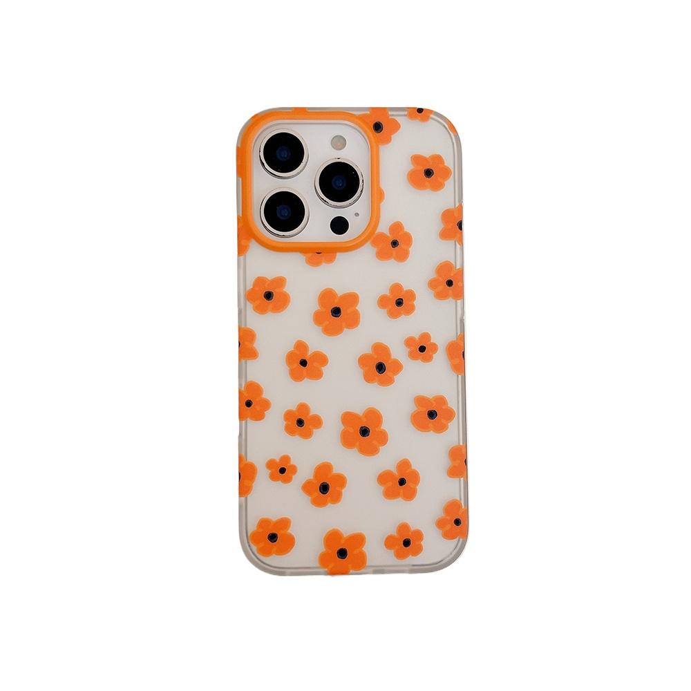 Cute Floral Lovely Flowers Clear Phone Case for IPhone 13 14 16 15 Pro Max Shockproof Protective Cover for Iphone 17Pro Max Case iPhone 15 Pro