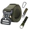 Elastic Tactical Nylon Belt with Alloy Buckle, Popular for Outdoor Use, Customizable Size