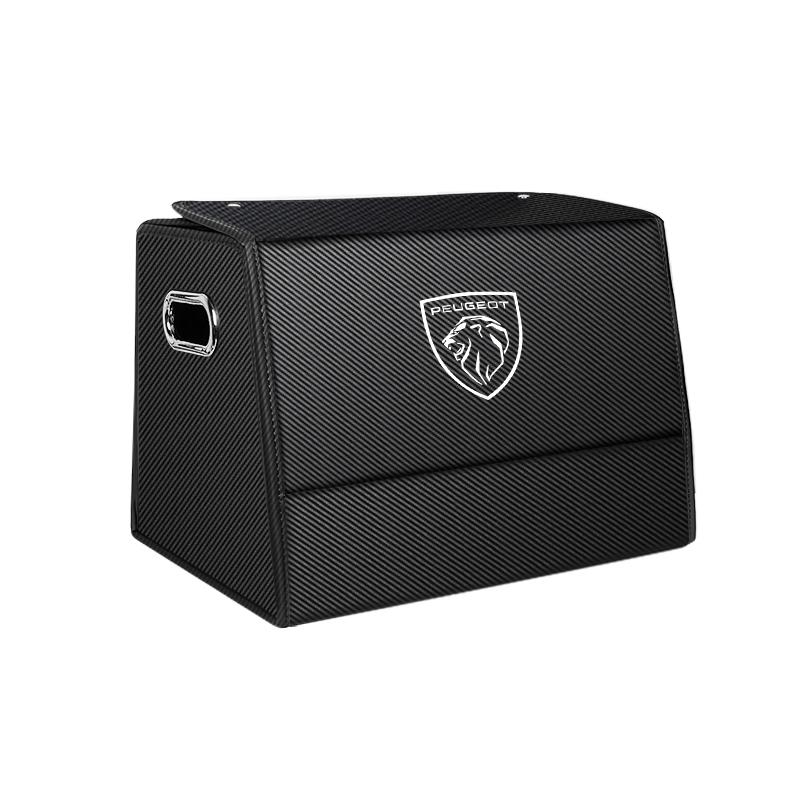 Car keychain/Car Trunk Storage Box Portable Large Capacity Storage Box For Peugeot 206 307 308 3008 207 208 407 408 201 508 2008