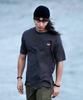 FAKE CAMPER Crack Circle Small Symbol T-Shirt [Chacoal]