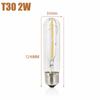 Vintage Retro T30 E27 LED COB Filament Light Bulb 2W 3W 4W 5W 6W 7W 8W Warm White Lamp 220V For Home Bar Decoration Lighting