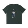 2025 New Korean Style Golf Wear For Unisex Unisex Printed Cotton Crew Neck Short Sleeve TShirt Breathable Harajuku Casual Tops