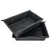 Garden Indoor Office Outdoor Storage Tray Case Drawer Black Box Organizer 40cmx12cmx27cm Accessories Parts TPE