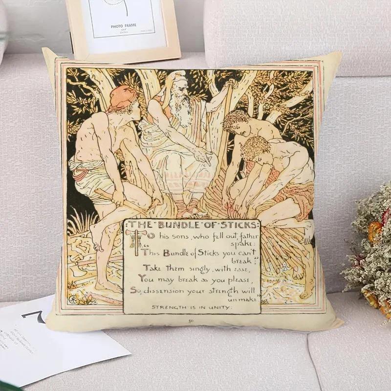 Own Aesop Decorative Pillows for Sofa Pillow Cover Short Plush Cushion Covers Decoration Living Room Pillowcases  Bed