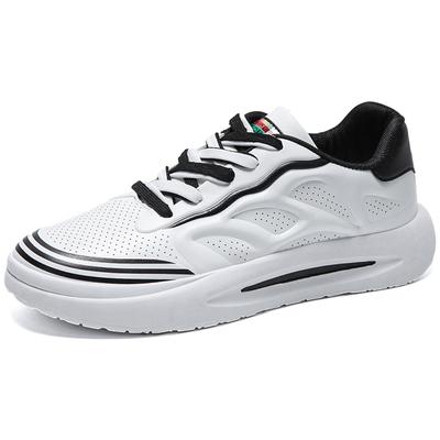 Ready To Ship Sneakers Latest Sports Walking Style Manufacturing White Flats Black Casual Shoes Men