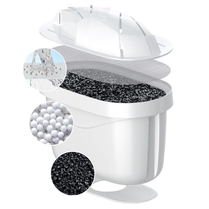 Wessper d1 solid carafe 2.8 l, compatible avec brita maxtra| contient une carafe filtrante + un filtre à eau