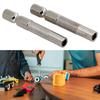 Bits For Small Screwdriver Hex Shank Silver 6.35mm Insert Bit Adapter To 4mm Electric Socket Holder Chrome-vanadium Steel 2pcs