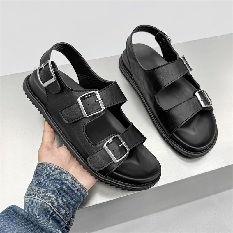 Fashion Simple Casual Shoes Hot Sale New Arrival Men's Fisherman Sandals Quick-Dry Outdoor Beach Shoes Street Style Male Summer Flats