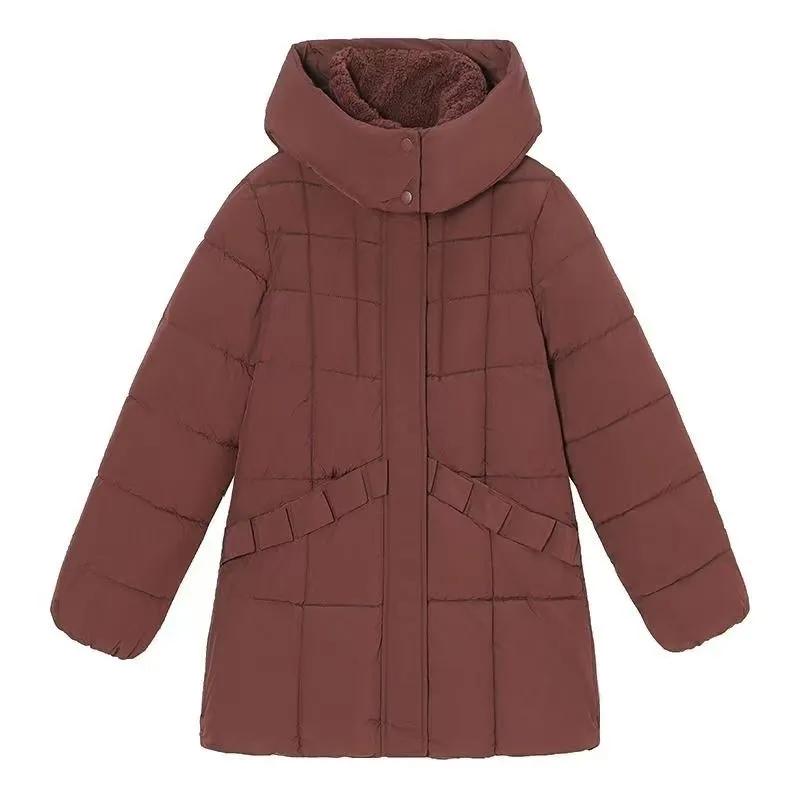 Mother's Down Padded Jacket Women's Mid-length Women's Thick Padded Jacket Winter Warm Padded Jacket