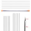 5pcs Fishing Rigging Needle Fishing Baiting Needle Driller Hollow Earthworm Hooking Needle Fishing Tackle