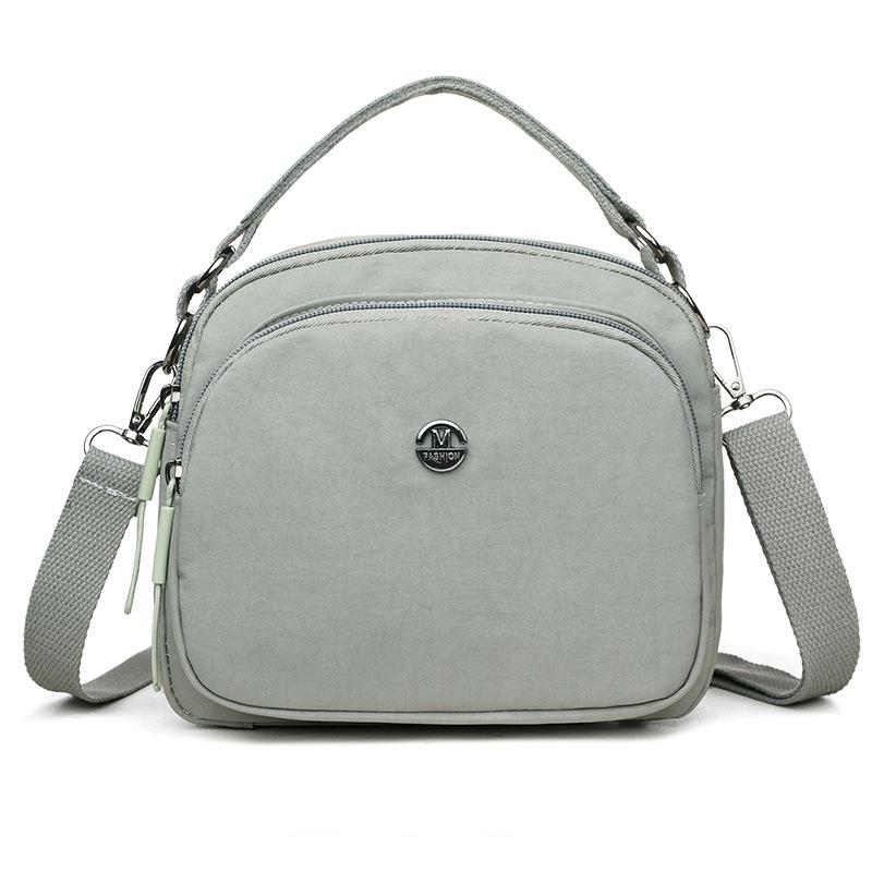 2025 Nylon Multifunctional Shoulder Bag - Solid Color Crossbody Handbag