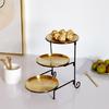 Three Tiers Display Stand for Festives and Casual Dining Detachable Cake Holder Wedding Banquets Cupcakes Holder