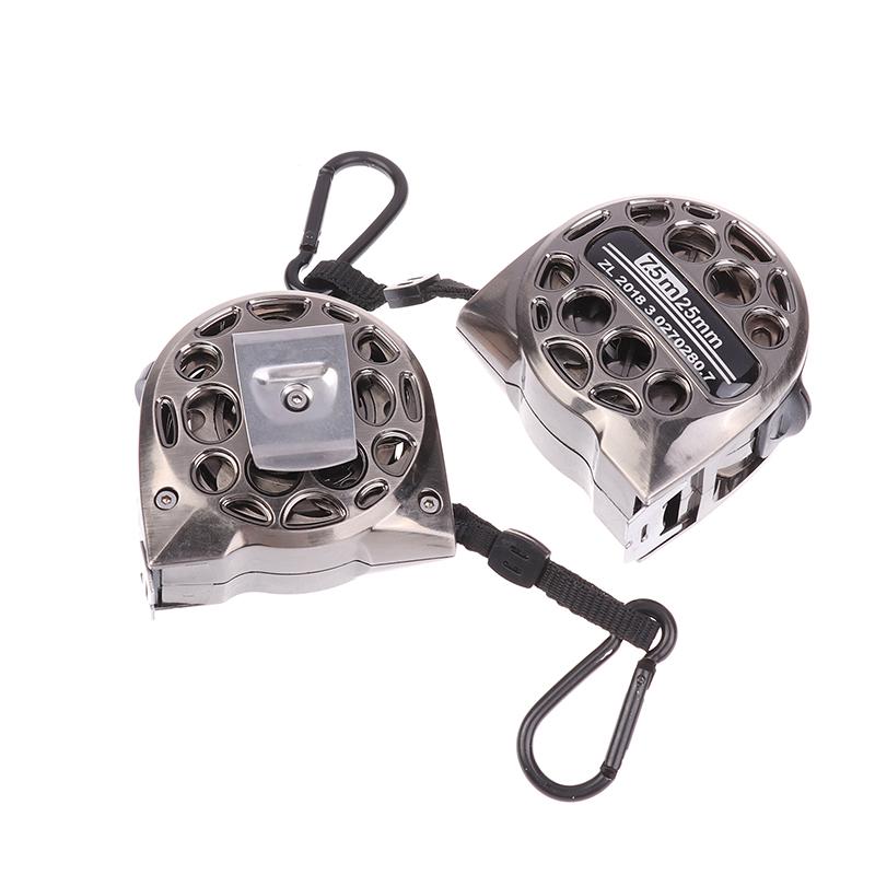 3/5/7.5M Metric Tape Measure Stainless Steel Anti-Corrosion Retractable Metric Ruler Hollow Design Woodworking Measuring Tool