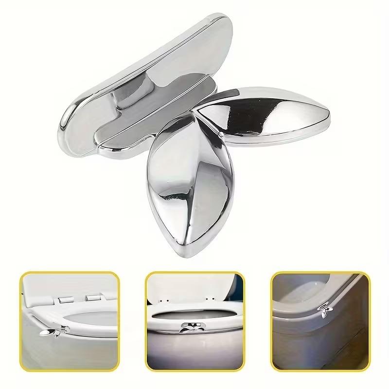 Toilet Lid Handle Multifunctional Hook Hands-Free Lift for Toilet Seat Easy Clean Design Durable Plastic Bathroom Accessory Set