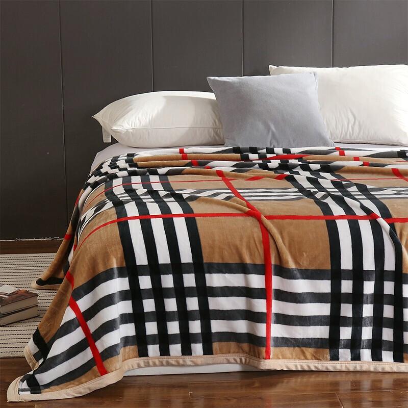 Plover Striped Flannel Blanket
