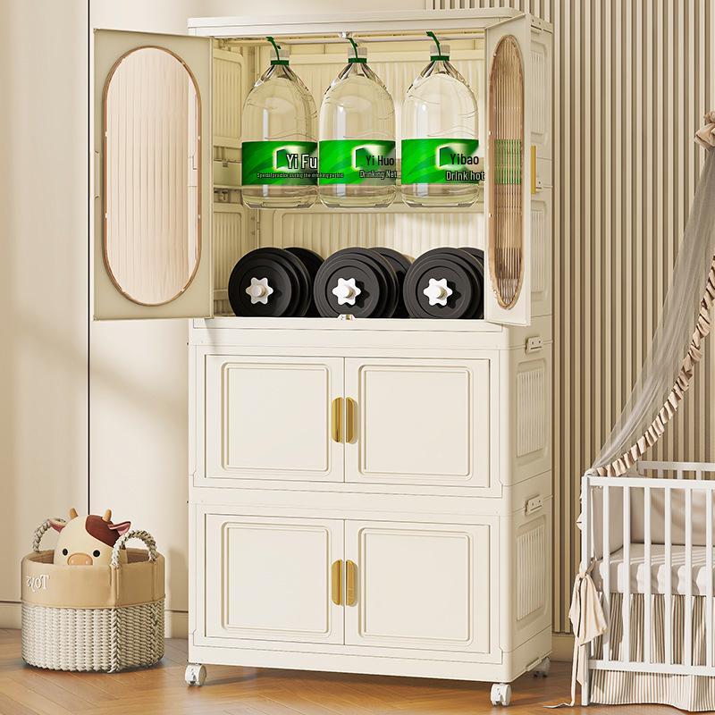 Foldable Wardrobe & Storage Organizer for Baby Clothes, Snacks, Toys, and More