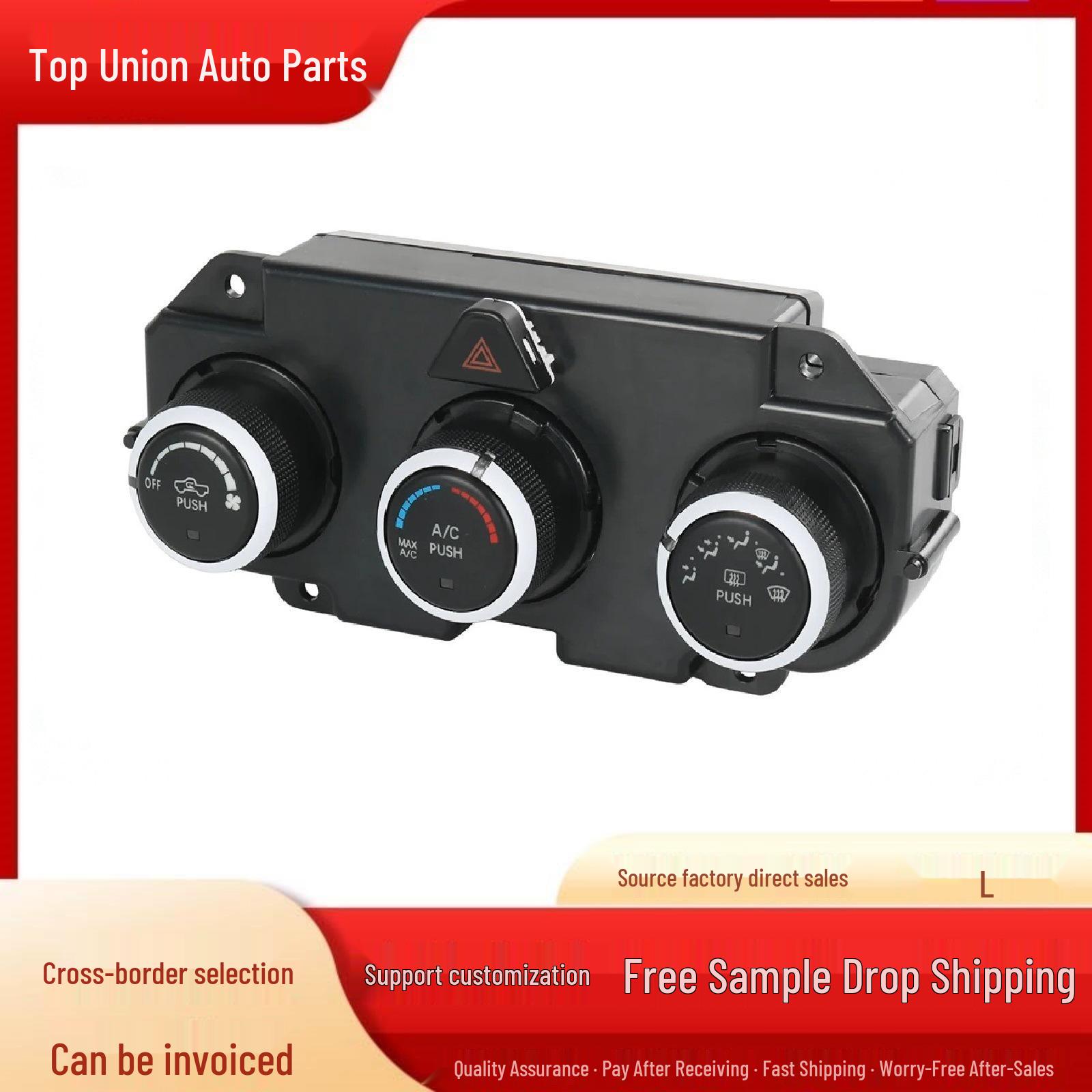 68268190AA Compatible with 2014-2018 Dodge Ram 1500/3500 AC Control Panel. YC