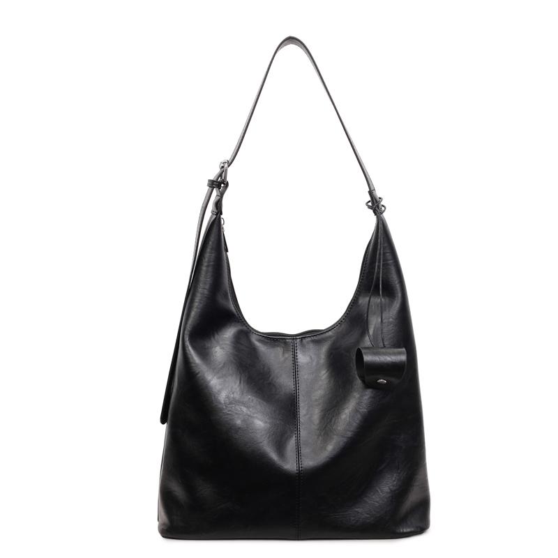 Light Luxury Versatile Solid PU Half Mo Shoulder Bags for Women High Quality Sweet Sense of Luxury Popularity Crossbody Bags чёрный 3290₽