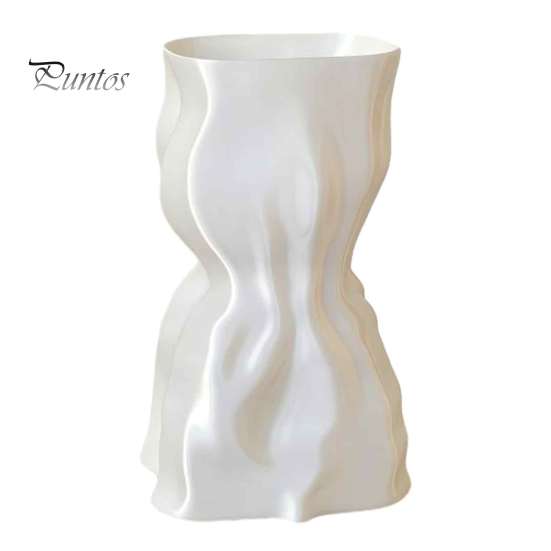 Sophisticated Home Accessories 3D Printed Flower Vase, Modern Minimalist Vase for Living Room Ornament Bedroom Decor, Creative Floral Arrangement