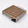 Stainless Steel Smoker Box for BBQ Grills Cold/Hot Smoking Wood Chips & Charcoal Square