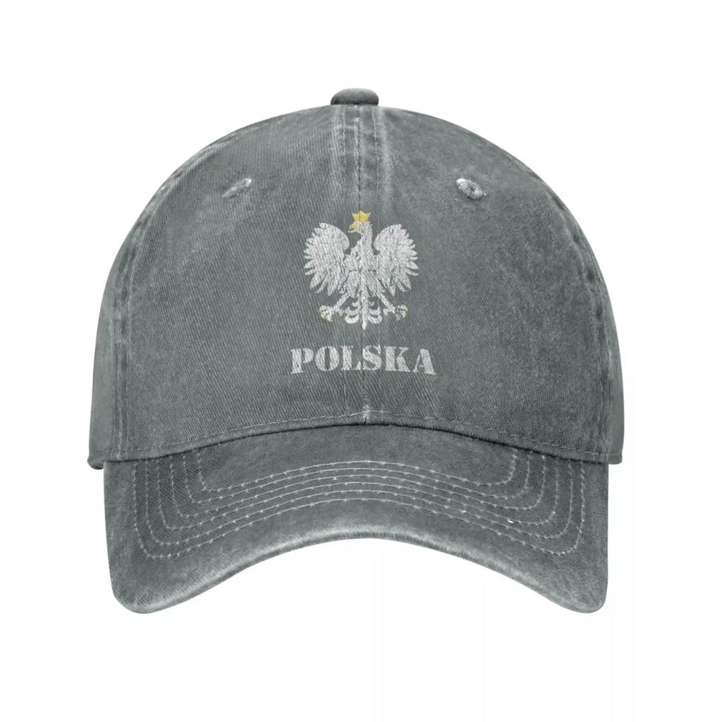 Vintage Polska Vintage Poland Polish Flag Baseball Cap Distressed Denim Snapback Cap Polish Eagle Activities Caps Hat