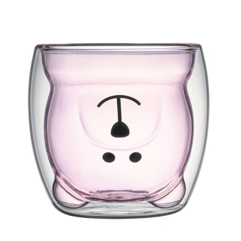 

MULTIPOTENT Cute Bear Double-Wall Glass Mug