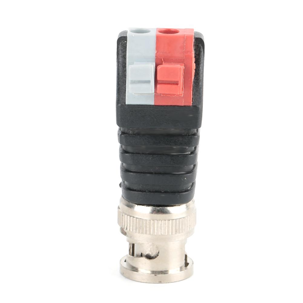 20Pcs Video Surveillance Male BNC Connector Adapter Plug Jack for CCTV Camera