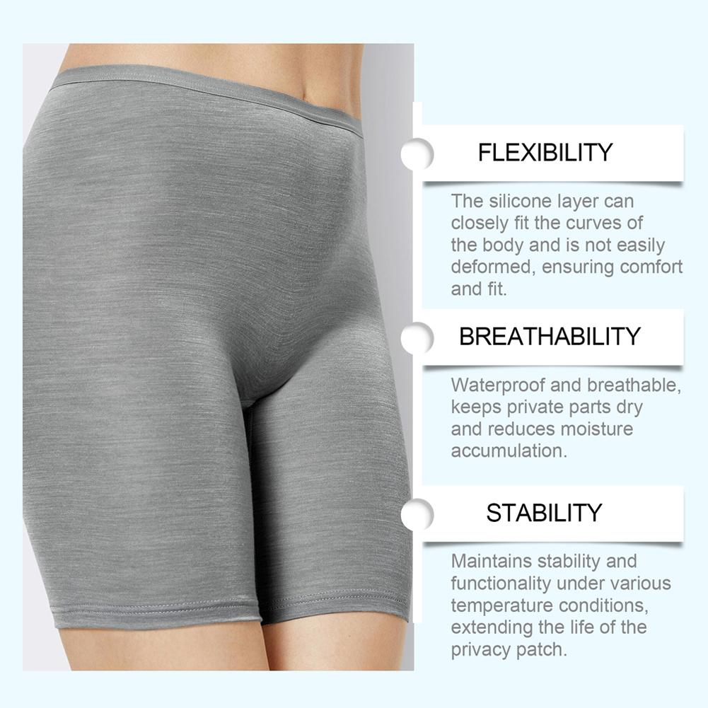 Wiederverwendbarer Cameltoe-Concealer Unsichtbar Atmungsaktiv Selbstklebend Geruchsverhindernd Juckreizlindernd Mildes Silikon Sichtschutzpflaster für Frauen