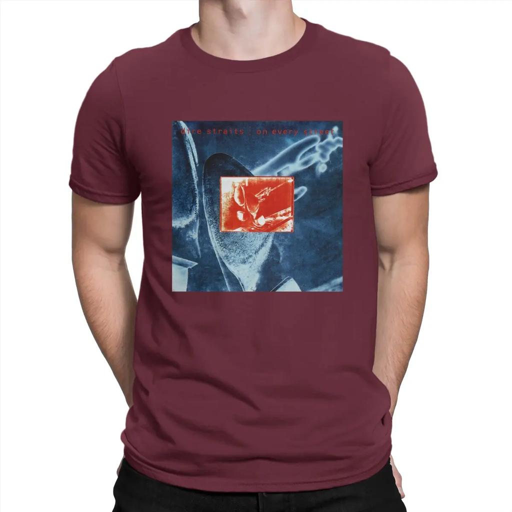 On Every Street Music Special TShirt Dire Straits Band Leisure T Shirt Summer T-shirt For Men Women