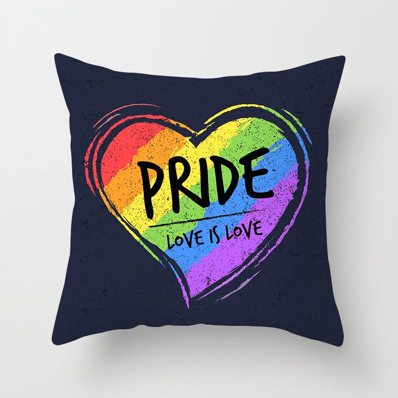 Nordic Black Letter Pillow Cushion Cover Living Room Sofa Car Pillow Cover Home Furnishings