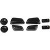 Carbon Fiber Front Seat Adjustment Button Panel Trim Accessories for Toyota Tundra 2022+ Sequoia 2023+ Tacoma 2024+ 4Runner 2025+(Button Cover)