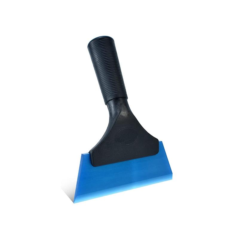 Car Window Tint Squeegee Silicone Ice Scraper 5 Inch Rubber Window Squeegee for Glass Mirror Shower Non Slip Handle Water Wiper