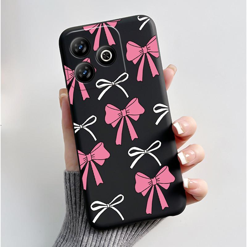 For ZTE Axon 60 / Blade V60 / Nubia V60 Case Cute Rabbit Casing For ZTE Axon60 BladeV60 NubiaV60 Black Silicone Protective Cover