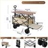 Faltbarer Bollerwagen für Outdoor-Camping