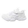 8855 Campus Primary School Students Casual Boys and Girls White Sports Shoes Children's White Shoes Medium and Large Autumn and Winter Breathable Me