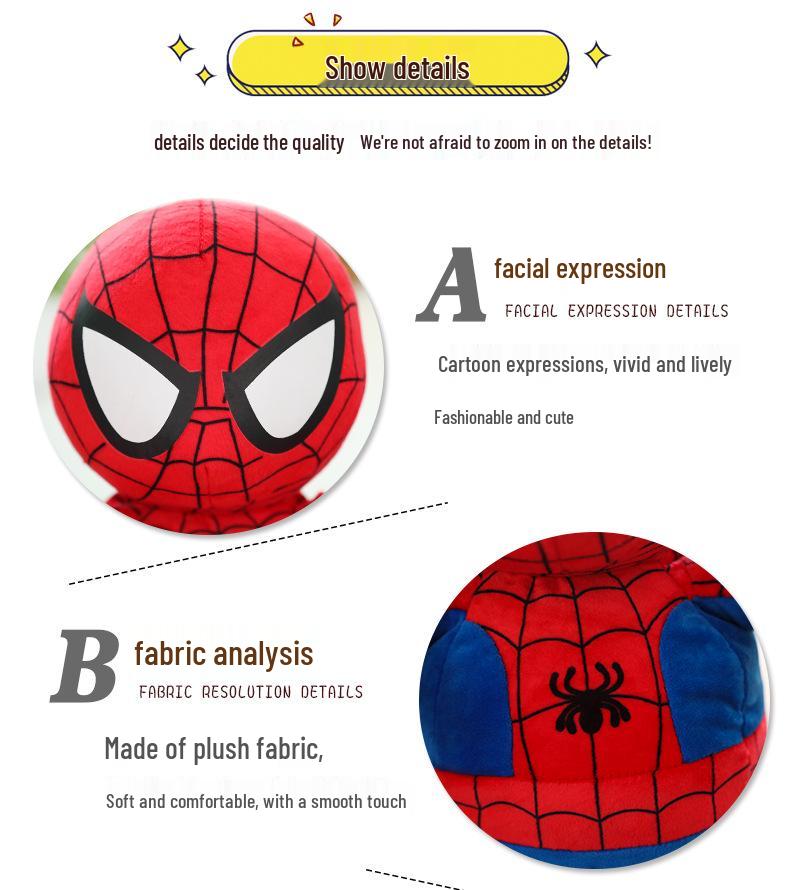 Avengers Spider-Man Plush Doll Kids' Anime Backpack