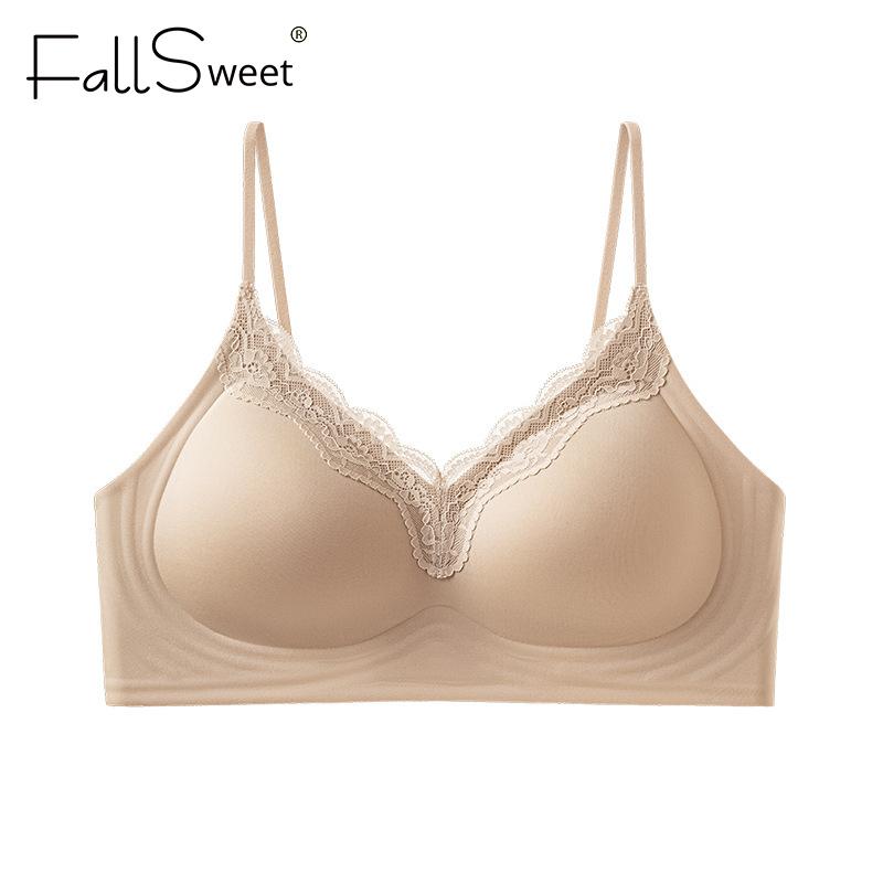 Women's Push Up Bra Sexy Wireless Bras Comfortable Soft Underwear Seamless Lace Brassiere Female Lingerie 32-38ABC