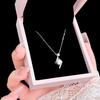 1CT S925 Sterling Silver Moissanite Necklace Lightning Star Pendant D VVS1 Ladies Exquisite Jewelry