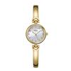 Gedi Niche Student Women's Waterproof Quartz Alloy Bracelet Watch with Simple Round Dial