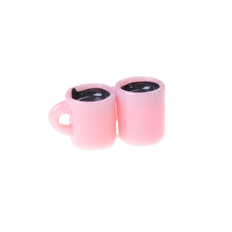 Set of 7pcs Dollhouse Miniature Starbucks Ice Cream Coffee Cups Hot Drink 1//6