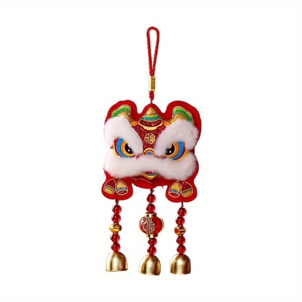 

1/2Pcs 2026 Horse Year Hanging Pendants Chinese Spring Festival Red Lucky New Year Pendant Embroidery Horse Year Wall Ornament