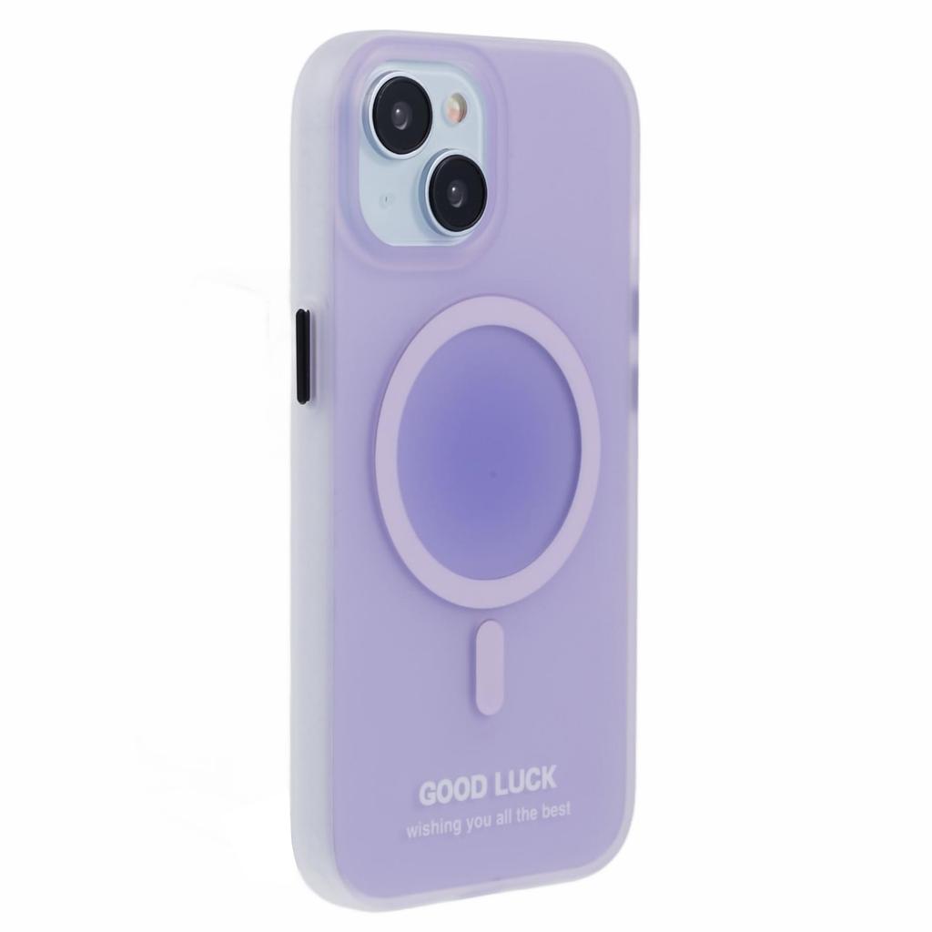 PP Series for iPhone 14 Magnetic Case Acrylic+TPU Shockproof Phone Cover
