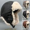 Warm Ear Caps Plush Windproof Thicken Unisex Earflaps Heat Retention Soft Washable Furry Lei Feng Cap for Skiing