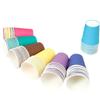 Chuangbaosen Thickened Disposable Colored Paper Cups (100 Count)