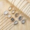 Versatile Square Water Droplet Shape Watch Necklace Fashion Women's High Quality Stainless Steel Pendant Watch Necklace Jewelry