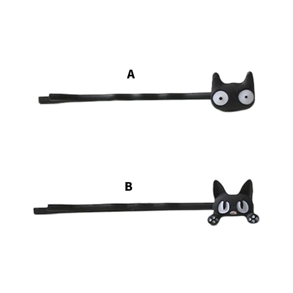 Lustige Katzen Haarnadel für Frauen und Mädchen Modische Metall Haarspange Haarstyling Werkzeug Dekorative Seitenklammer für Schülerinnen