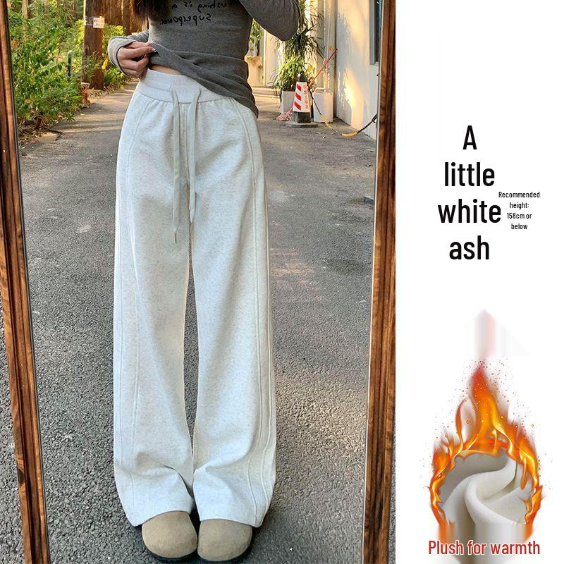 Damen Dicke Graue Fleecegefütterte Jogginghose - Neu für Herbst/Winter 2025, Erhältlich in Schmalen, Weiten und Geraden Beinschnitten.